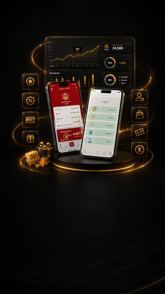 Loyalty and customer retention platform mobile hero banner