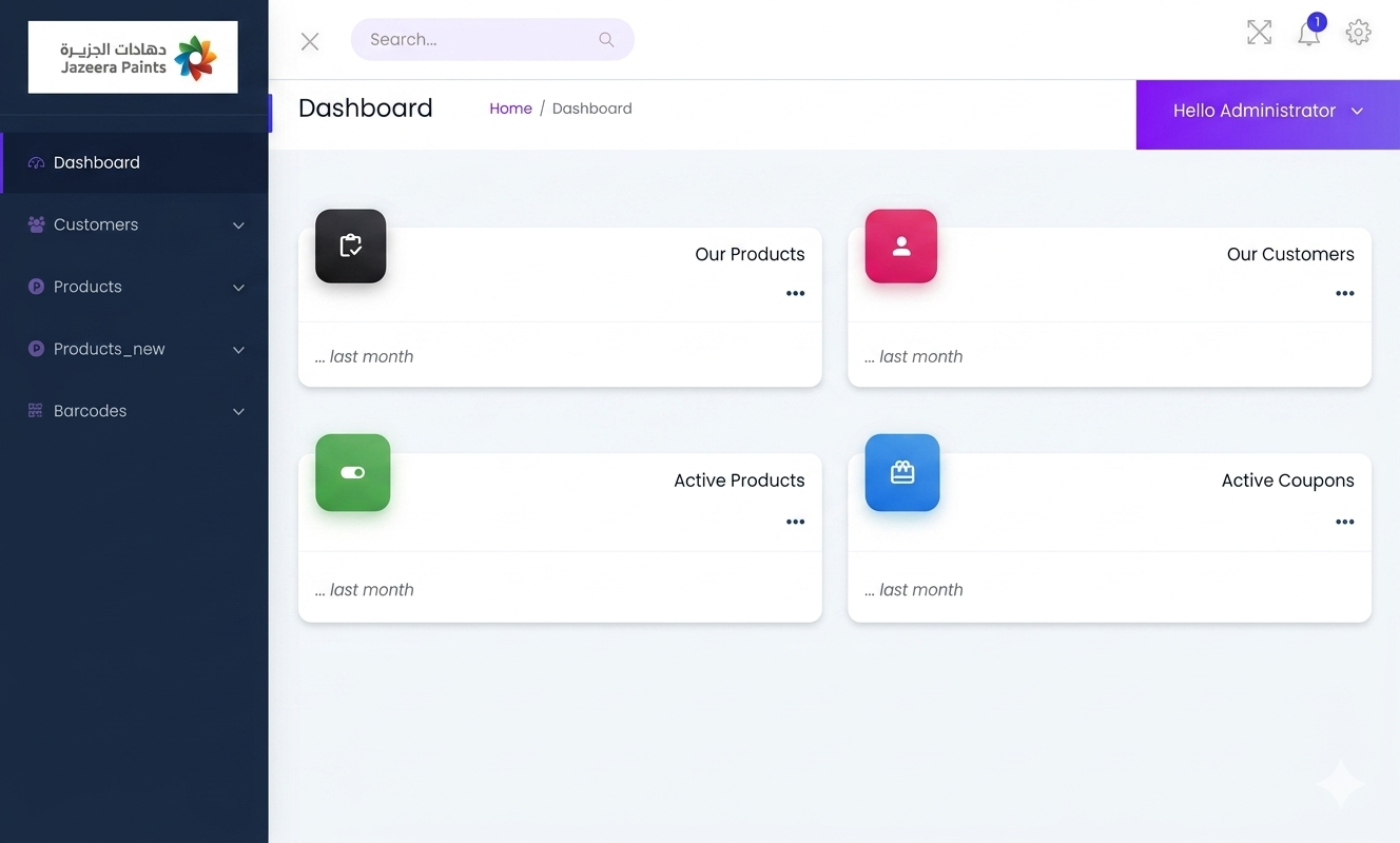 Jazeera Dashboard